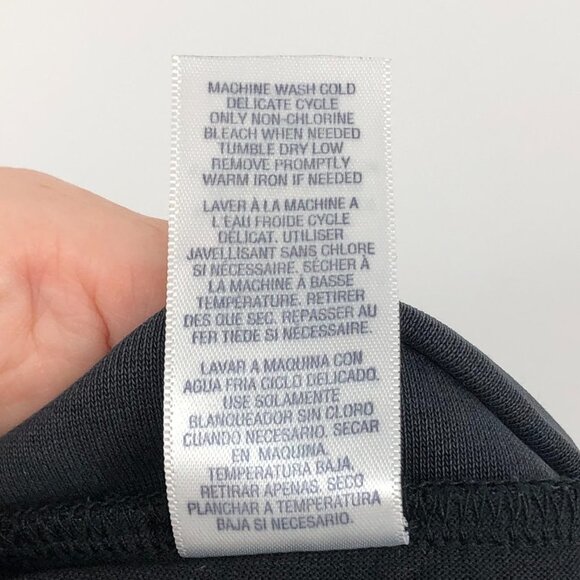 Splendid  Black Micro Mini Skirt elastic waist attached shorts (skort) SP - Picture 7 of 16